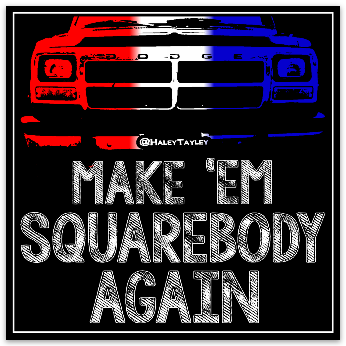 Make ‘Em Square - Sticker