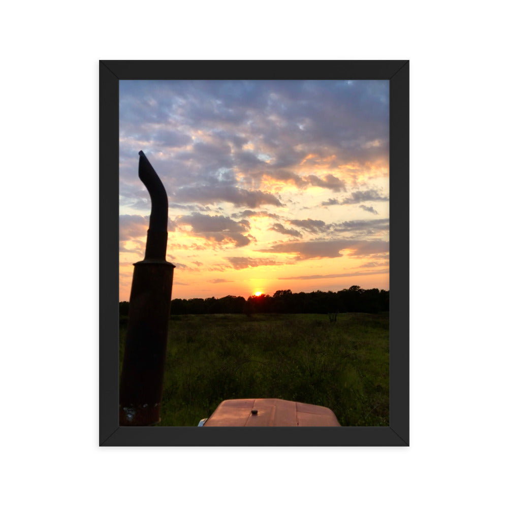 Sunset on The Tractor