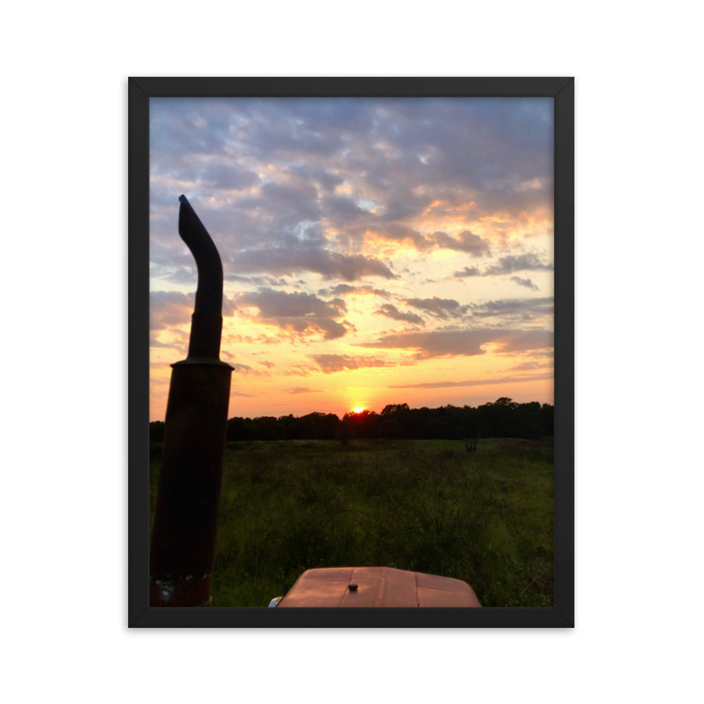 Sunset on The Tractor