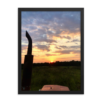 Sunset on The Tractor