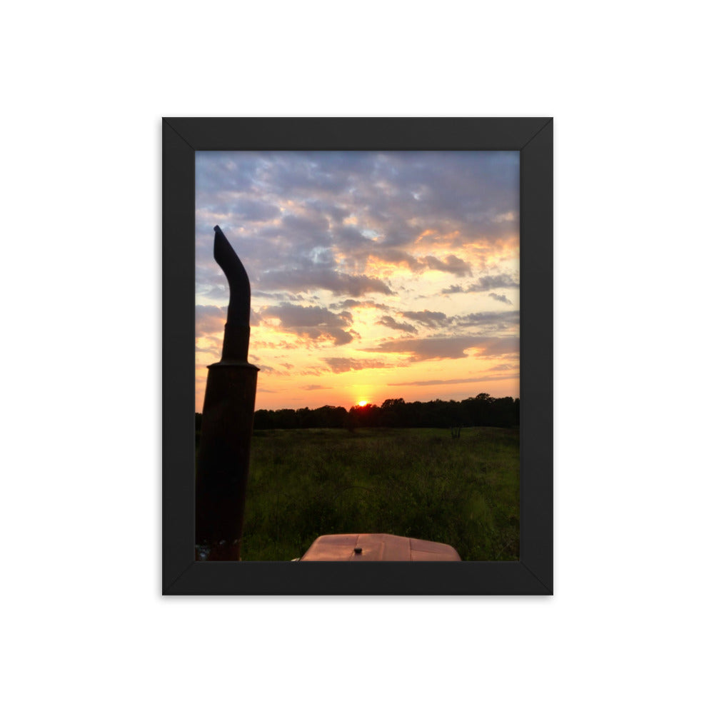 Sunset on The Tractor